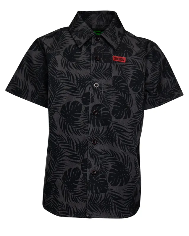 Youth Corcovado Camo Party Shirt - Black & Gray sold by Dixxon