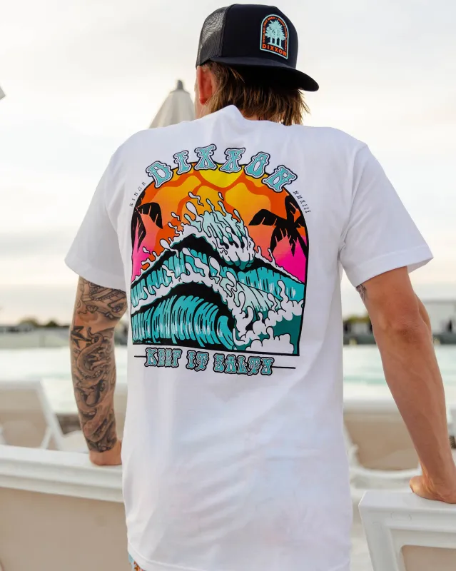 Aqua Keep It Salty T-Shirt -White sold by Dixxon