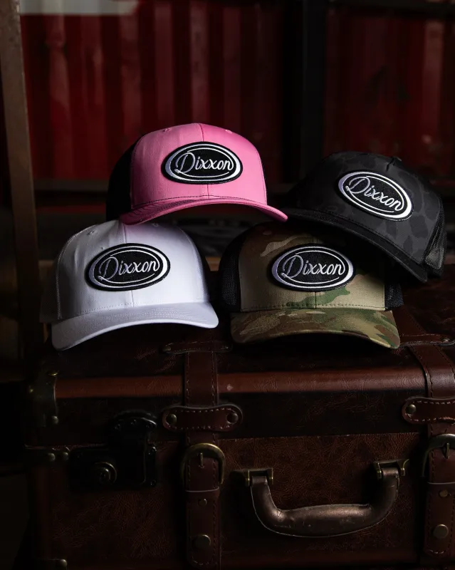 Gas Station Curved Bill Trucker Snapback made by Dixxon