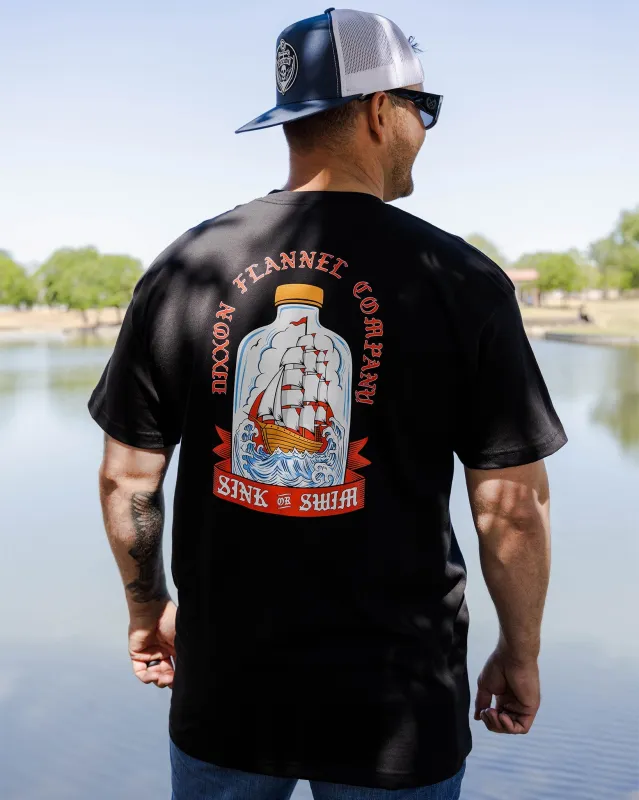 Bottled T-Shirt - Black made by Dixxon