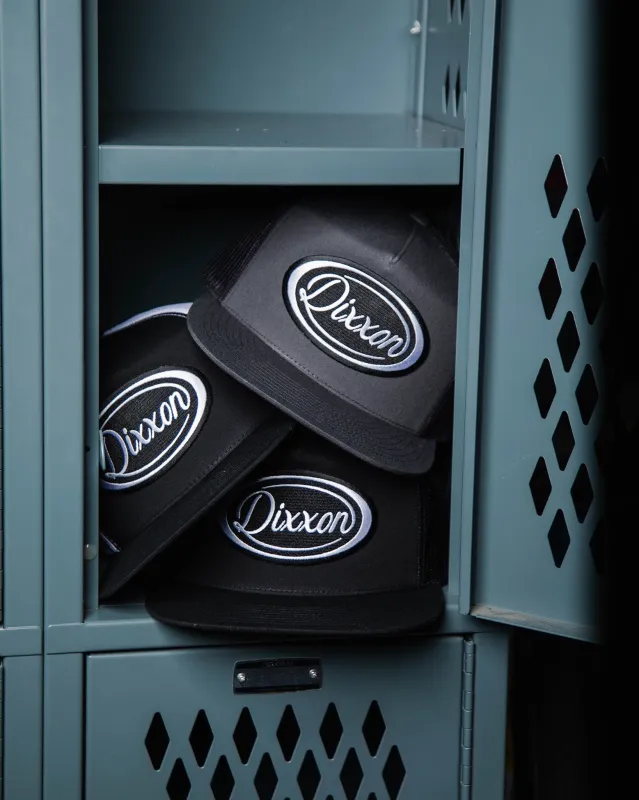 Gas Station Flat Bill Trucker Snapback made by Dixxon