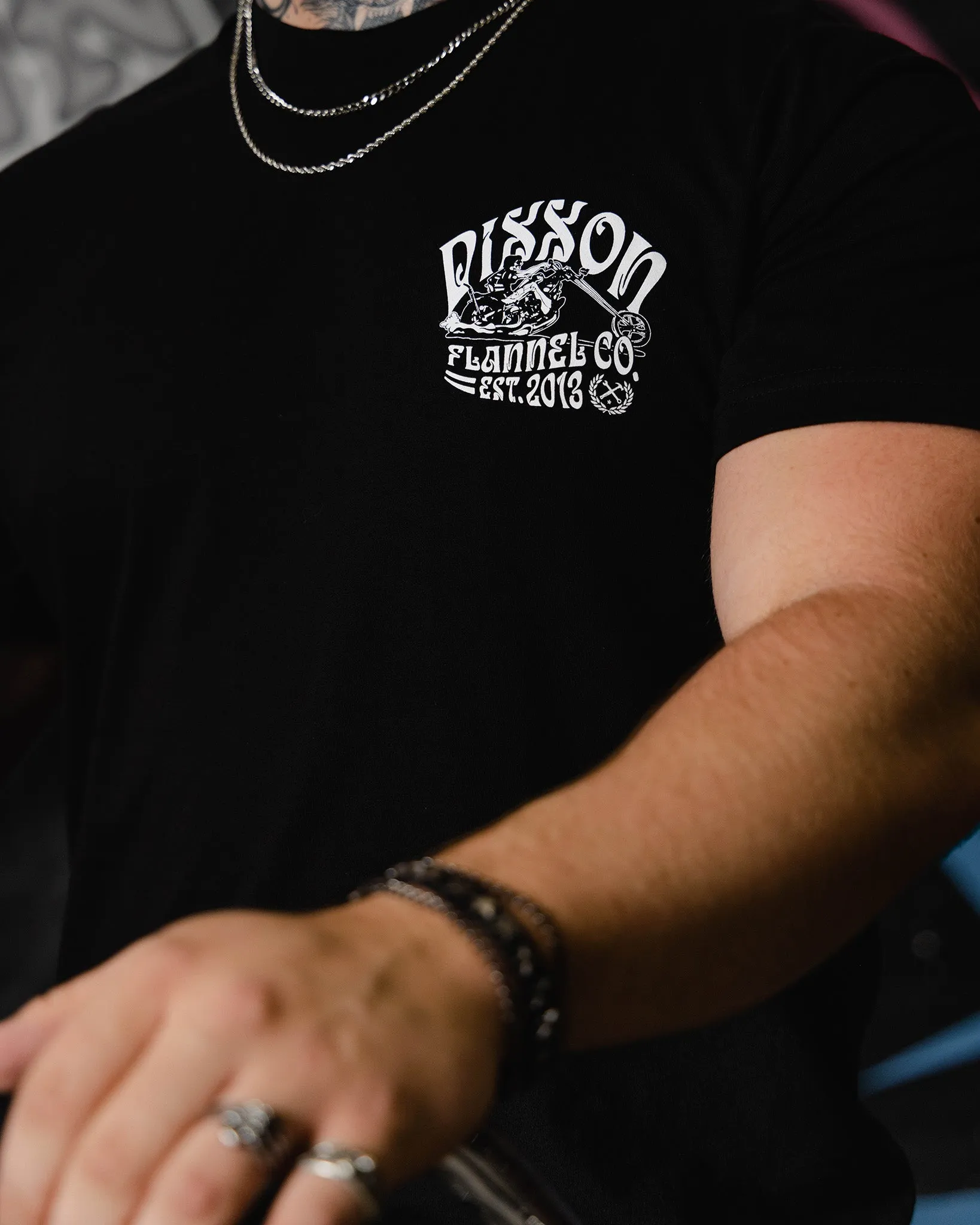 12 Over T-Shirt - Black sold by Dixxon product image thumbnail 2
