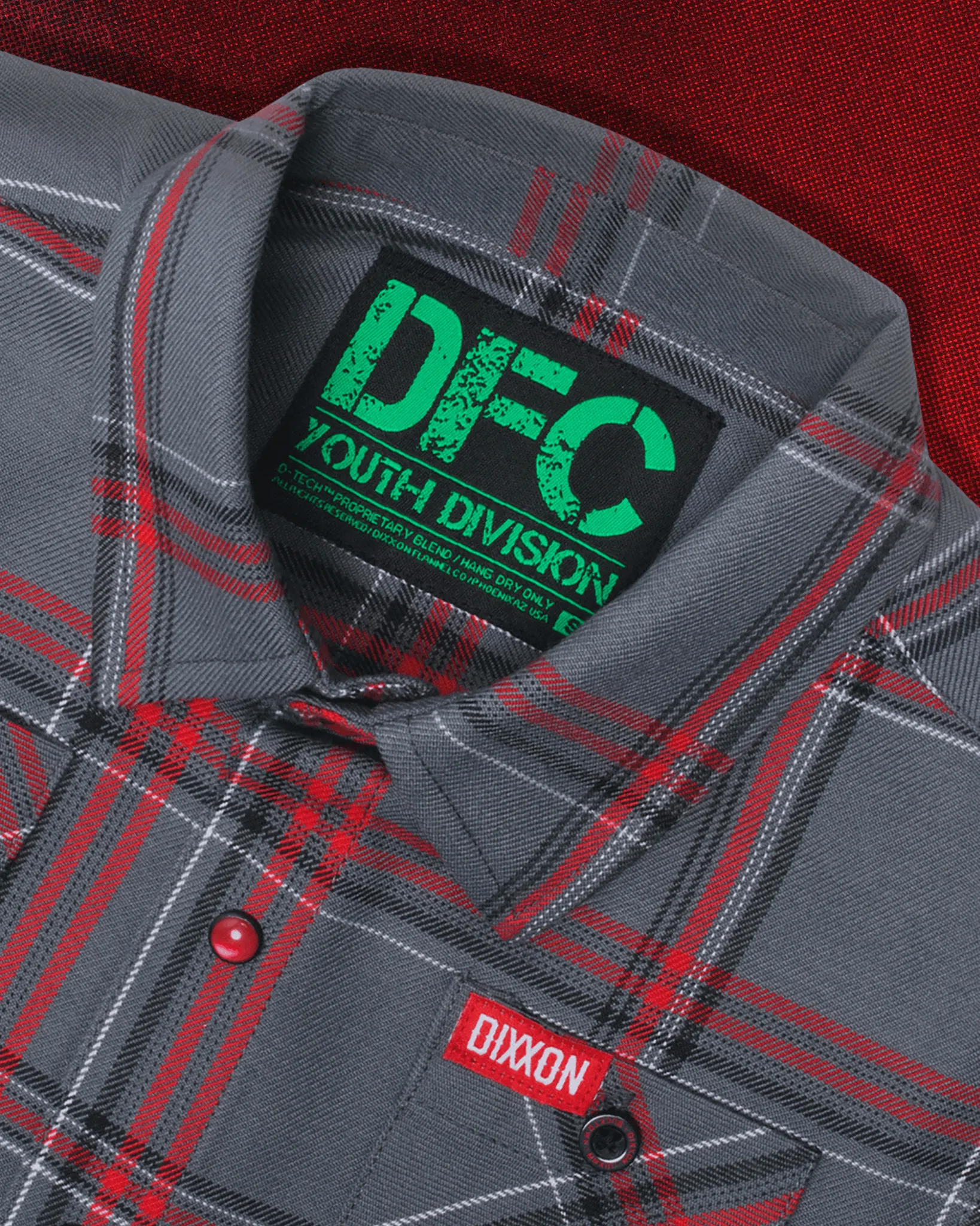 Youth Bucktown Flannel sold by Dixxon product image thumbnail 2