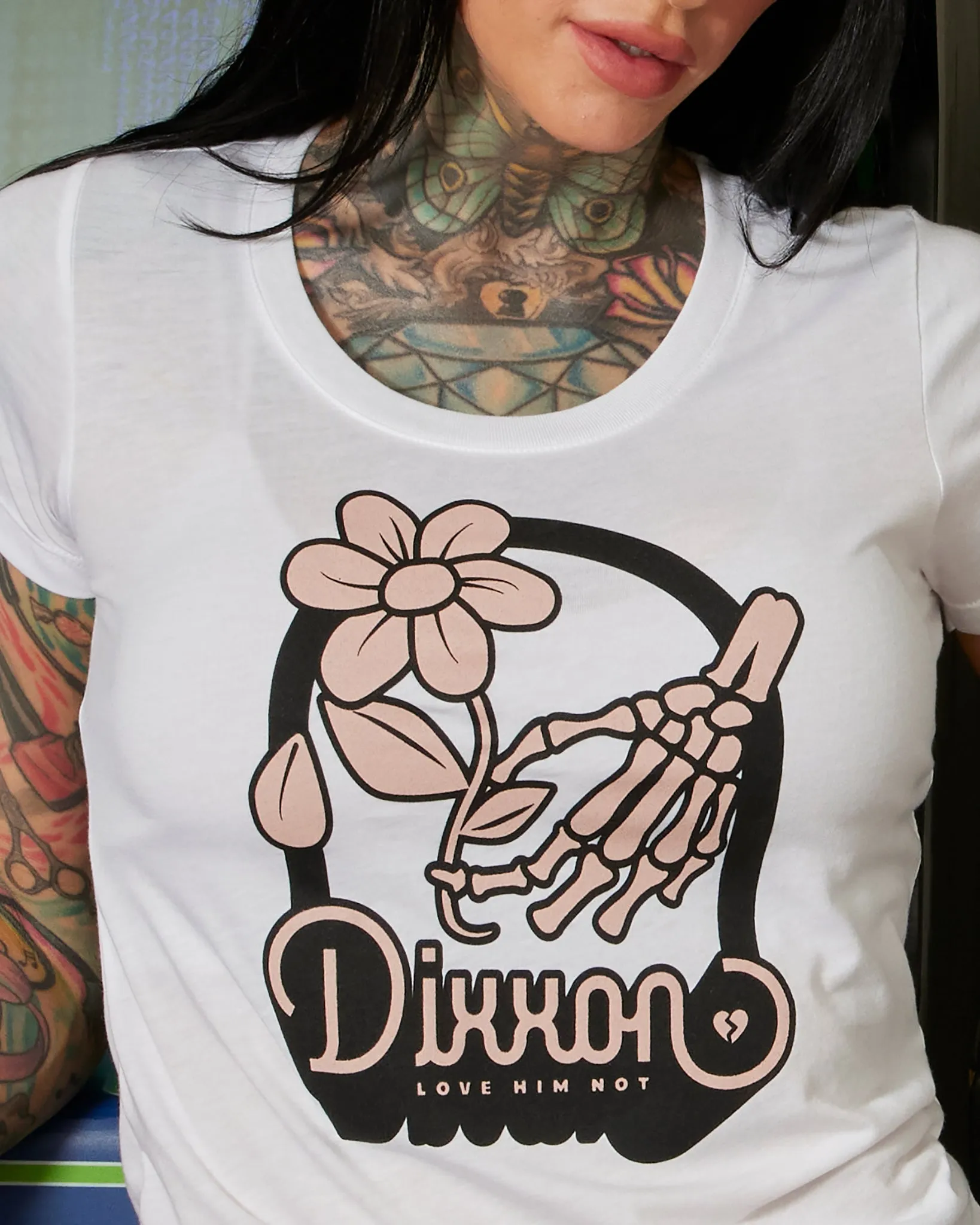 Women's Love Him Not Tee sold by Dixxon product image thumbnail 3