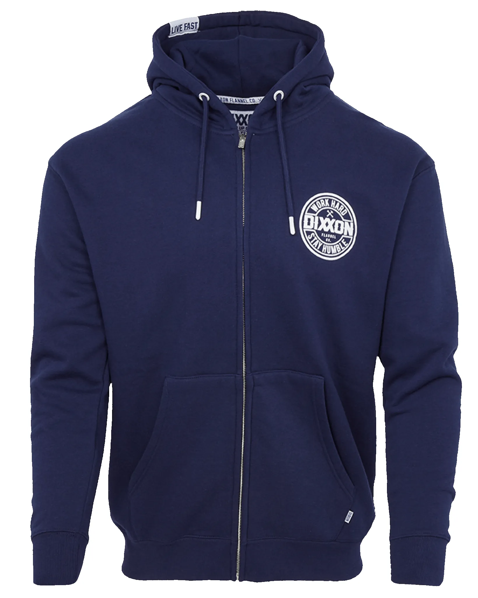 Corpo Zip Up Hoodie - Blue sold by Dixxon product image thumbnail 3