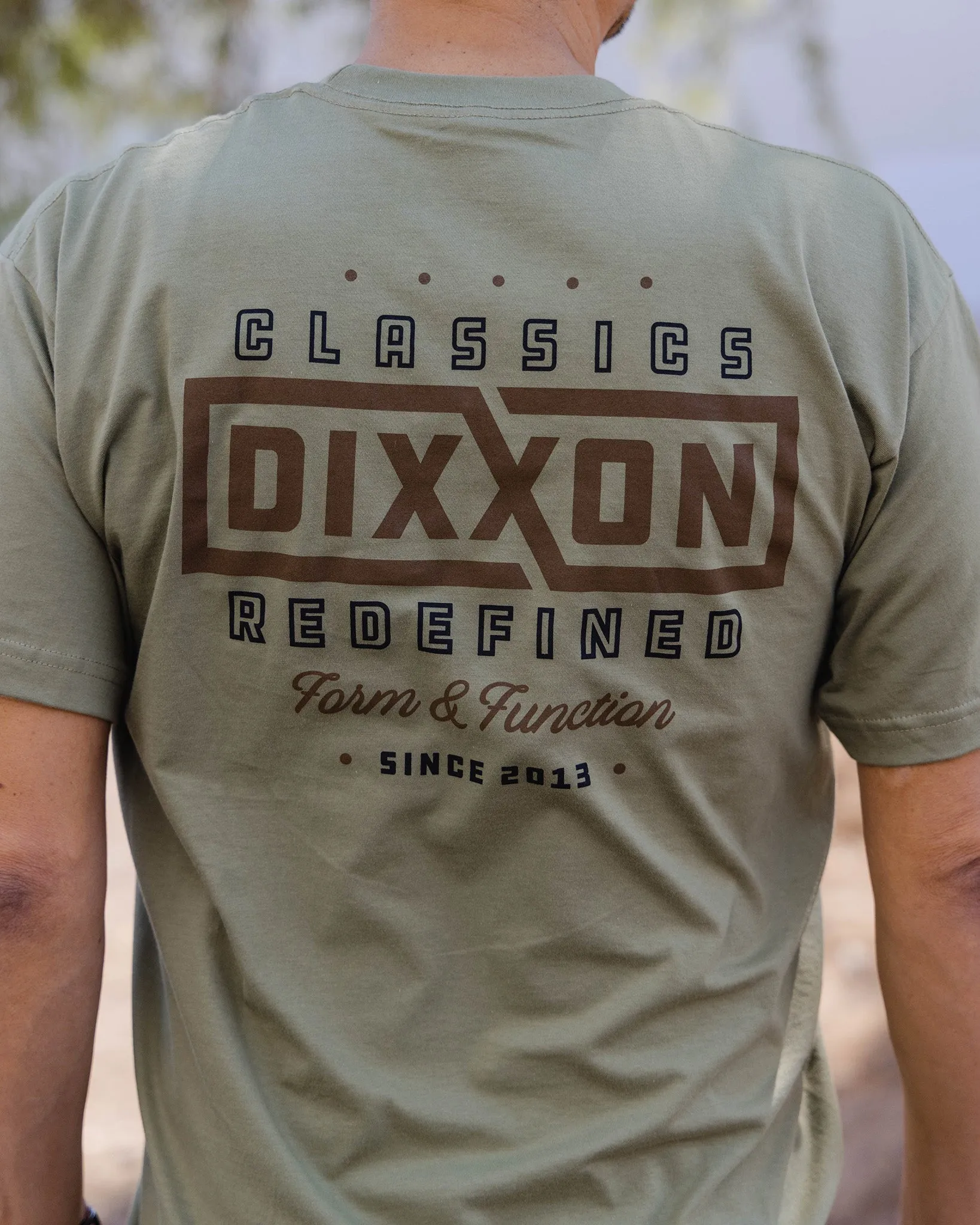 Brown Classics T-Shirt - O.D. Green sold by Dixxon