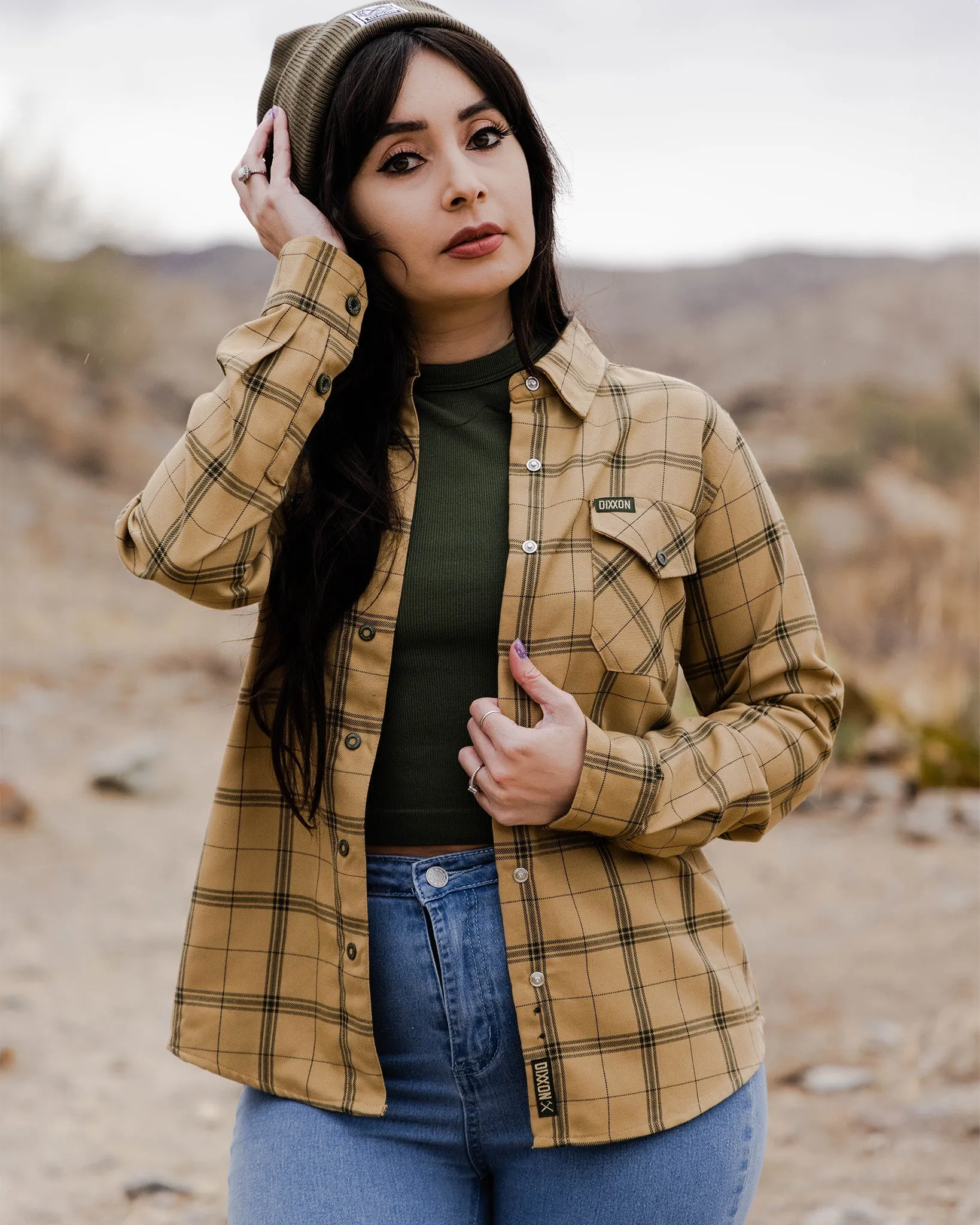 Women's Lever Action Flannel sold by Dixxon
