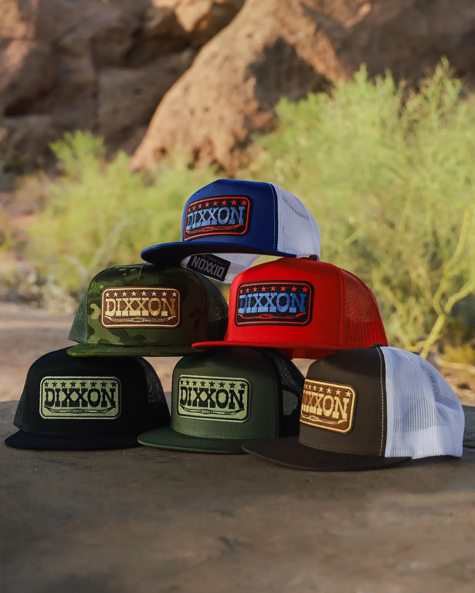 Longhorn Flat Bill Trucker Snapback - O.D. Green & Black sold by Dixxon product image thumbnail 3