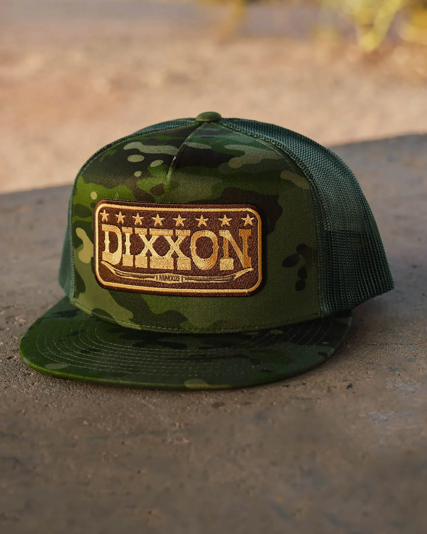 Longhorn Flat Bill Trucker Snapback - Brown & Gold sold by Dixxon product image thumbnail 2