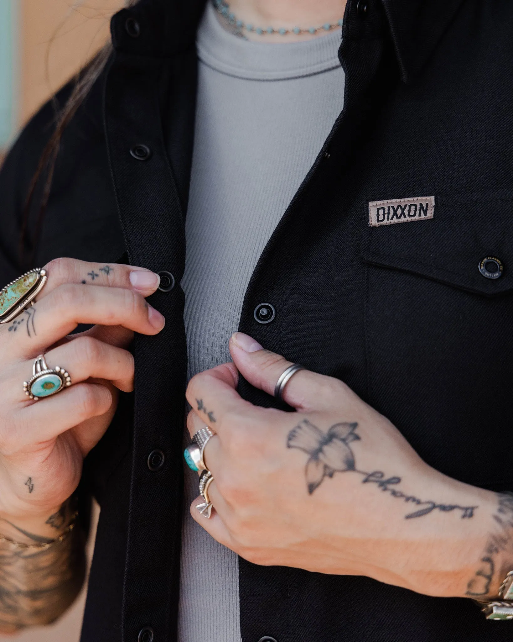 Women's Outlaw Short Sleeve Flannel sold by Dixxon product image thumbnail 5