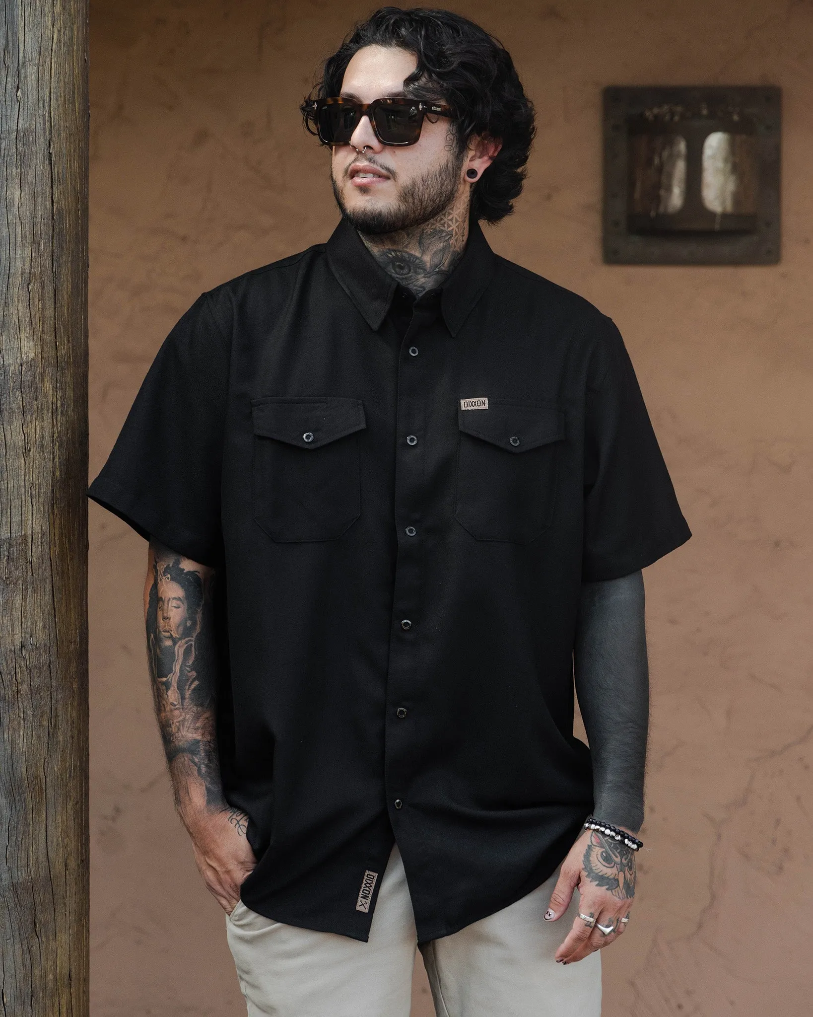 Outlaw Short Sleeve Flannel sold by Dixxon