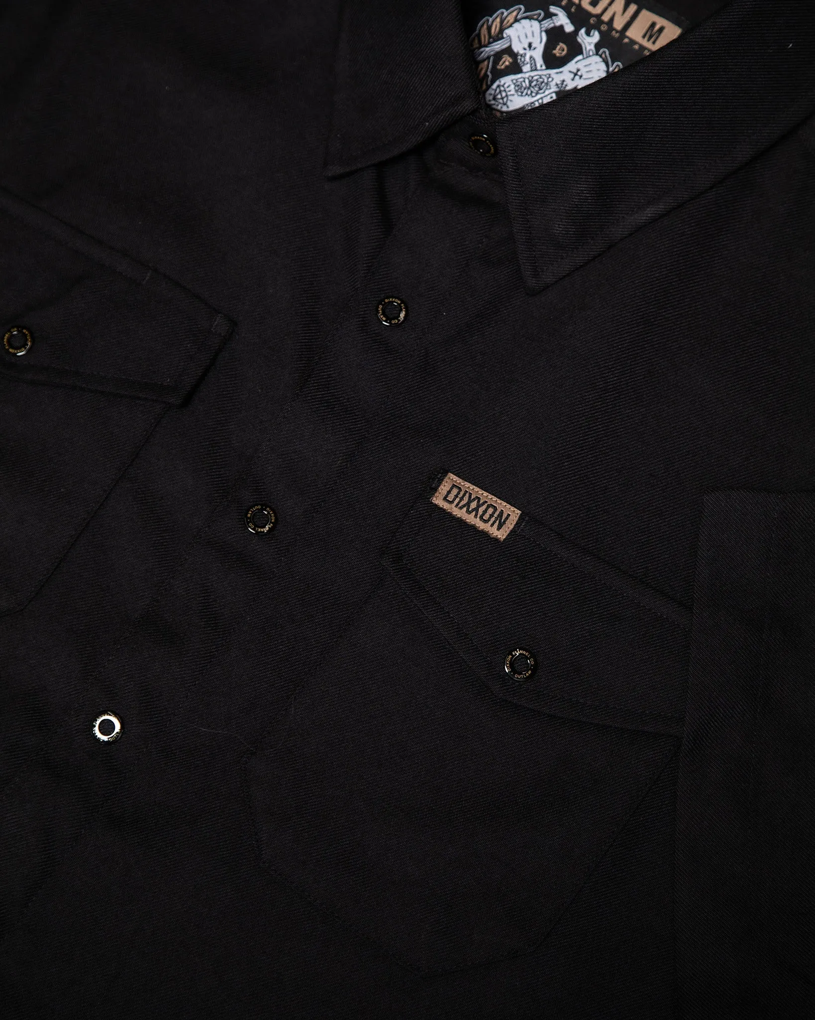 Outlaw Short Sleeve Flannel sold by Dixxon product image thumbnail 5