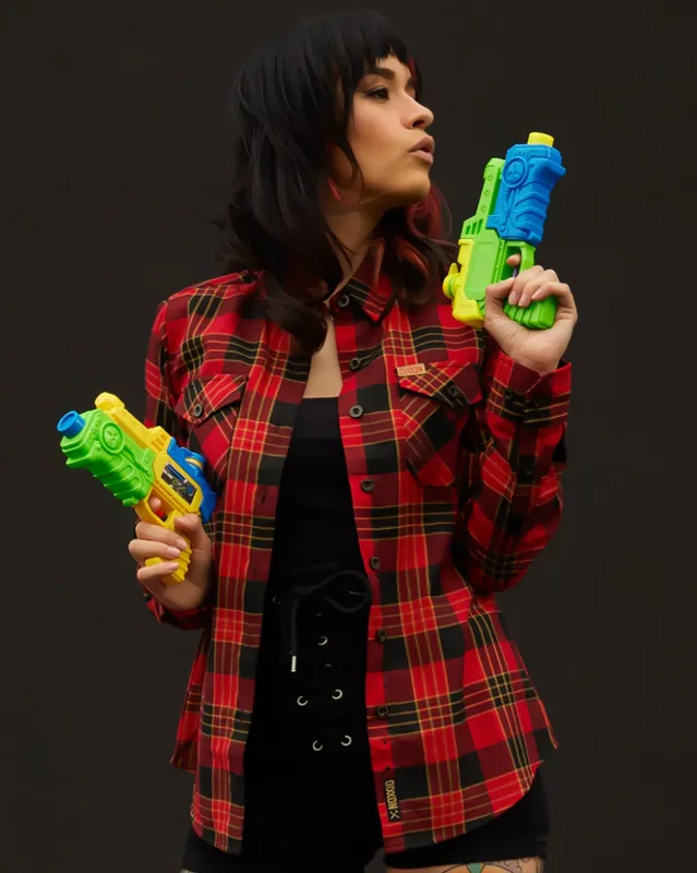 Women's Menace Flannel made by Dixxon