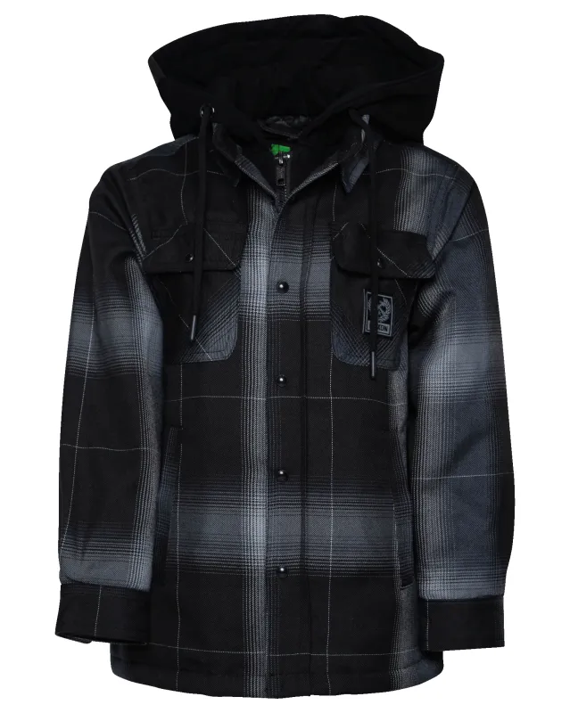 Youth Destroyer Hooded Flannel Jacket sold by Dixxon