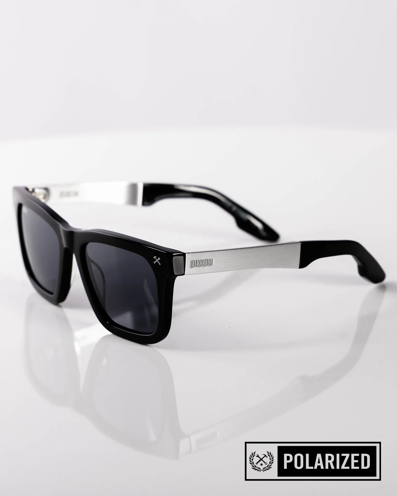 Anvil Metal Sunglasses - Black & Gray Polarized sold by Dixxon product image thumbnail 3