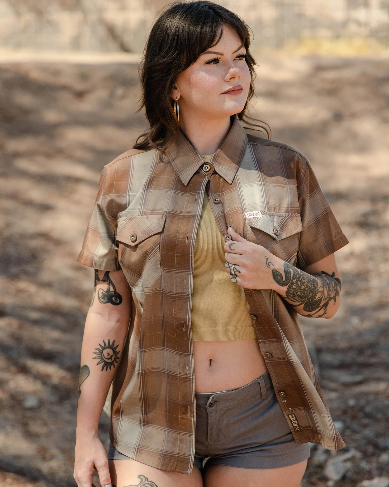 Women's Ranchero Bamboo Short Sleeve sold by Dixxon