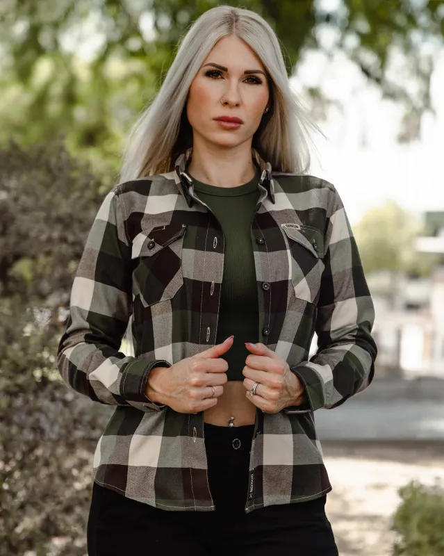 Women's The Combat Flannel sold by Dixxon