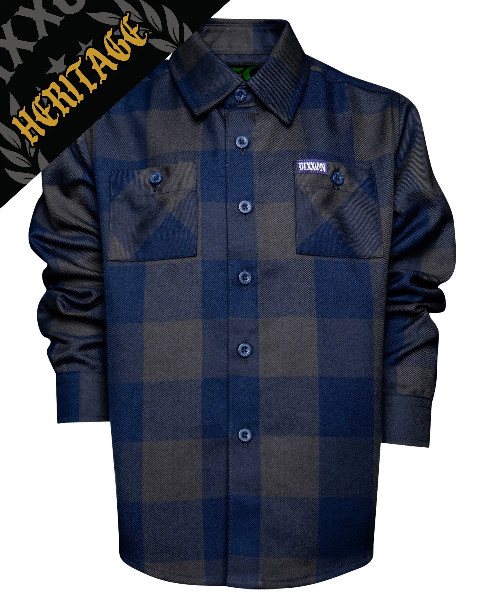 Youth 0 Dark 30 Heritage Flannel sold by Dixxon