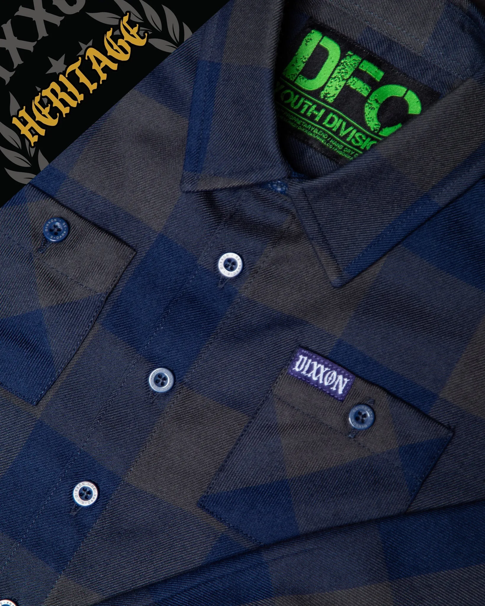 Youth 0 Dark 30 Heritage Flannel sold by Dixxon product image thumbnail 2