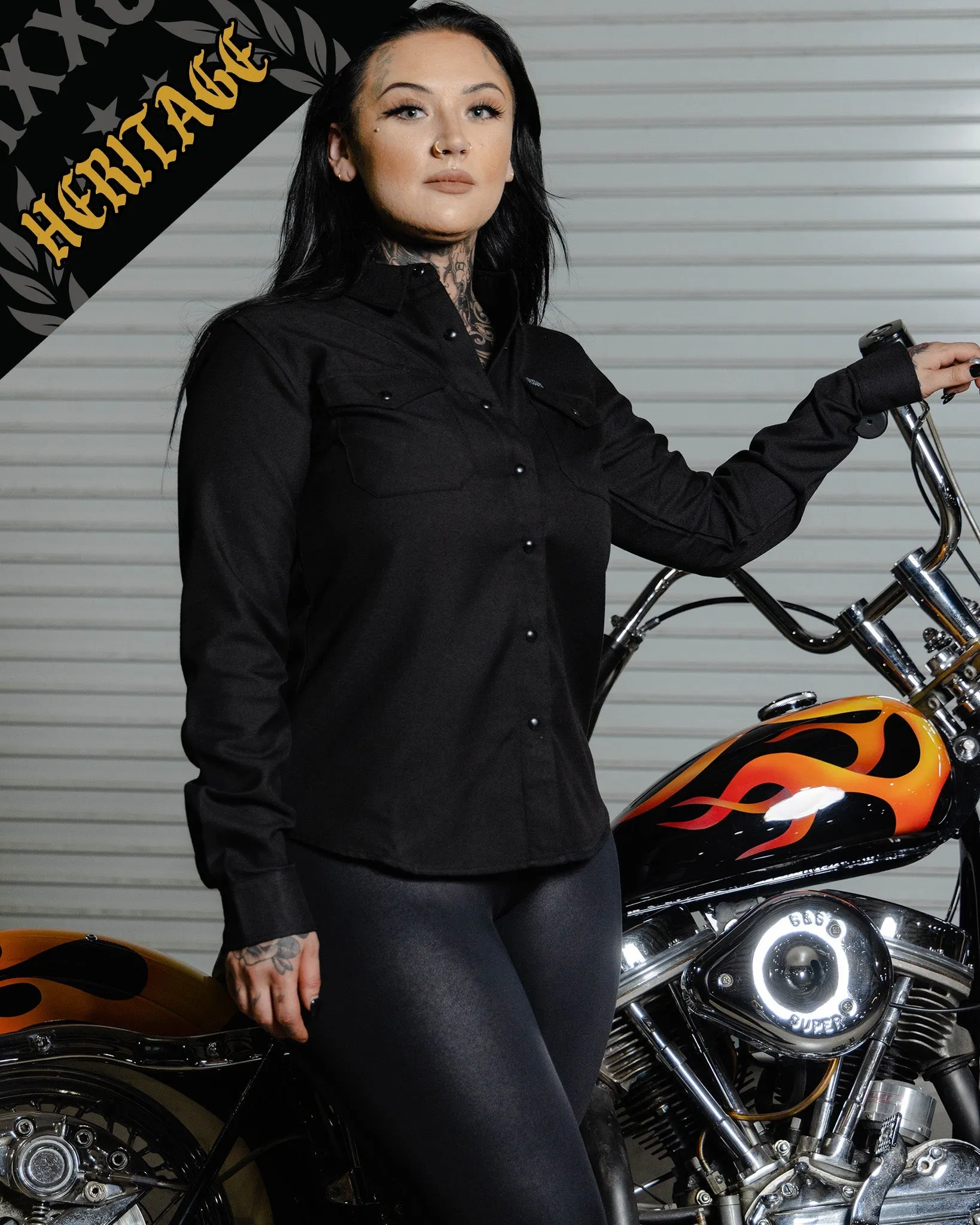 Women's Outlaw Heritage Flannel sold by Dixxon