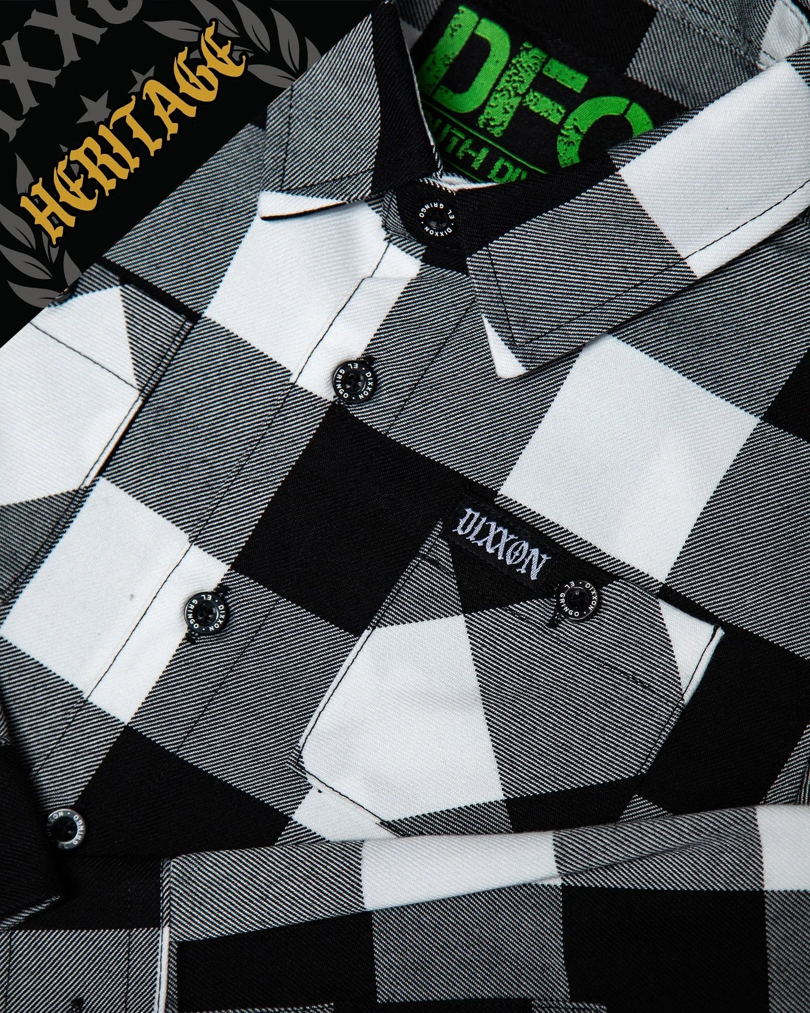 Youth Gringo Heritage Flannel sold by Dixxon product image thumbnail 2