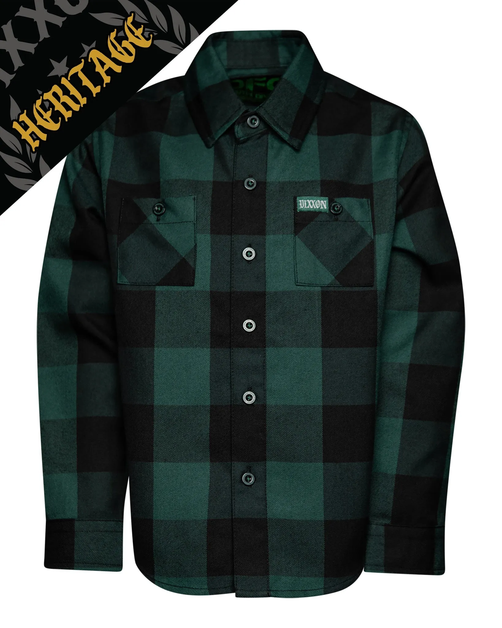 Youth Evergreen Heritage Flannel sold by Dixxon