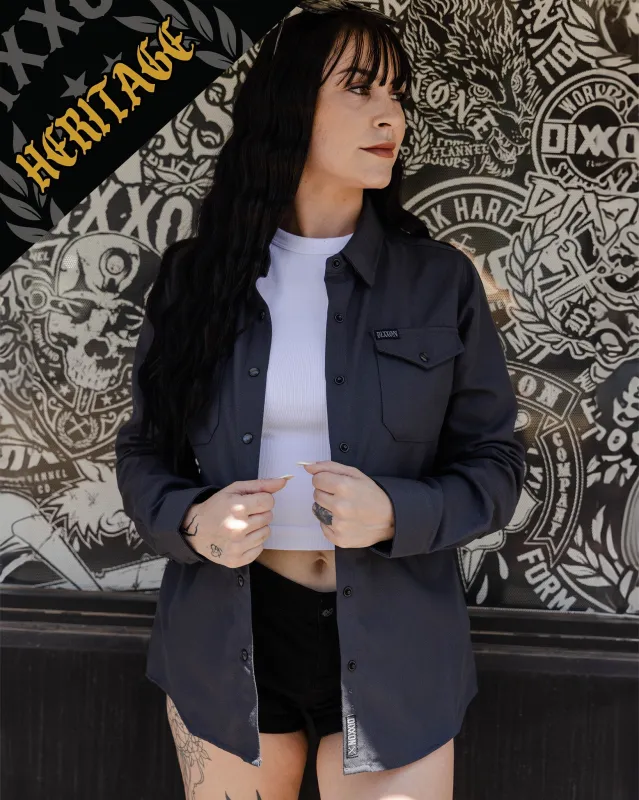 Women's Kraken Heritage Flannel sold by Dixxon