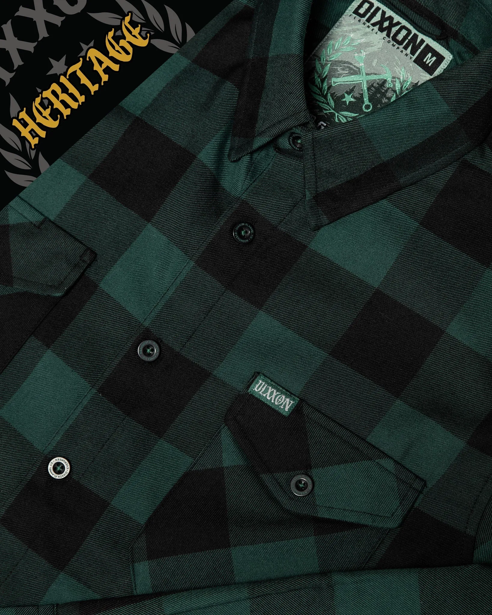 Women's Evergreen Heritage Flannel sold by Dixxon product image thumbnail 4