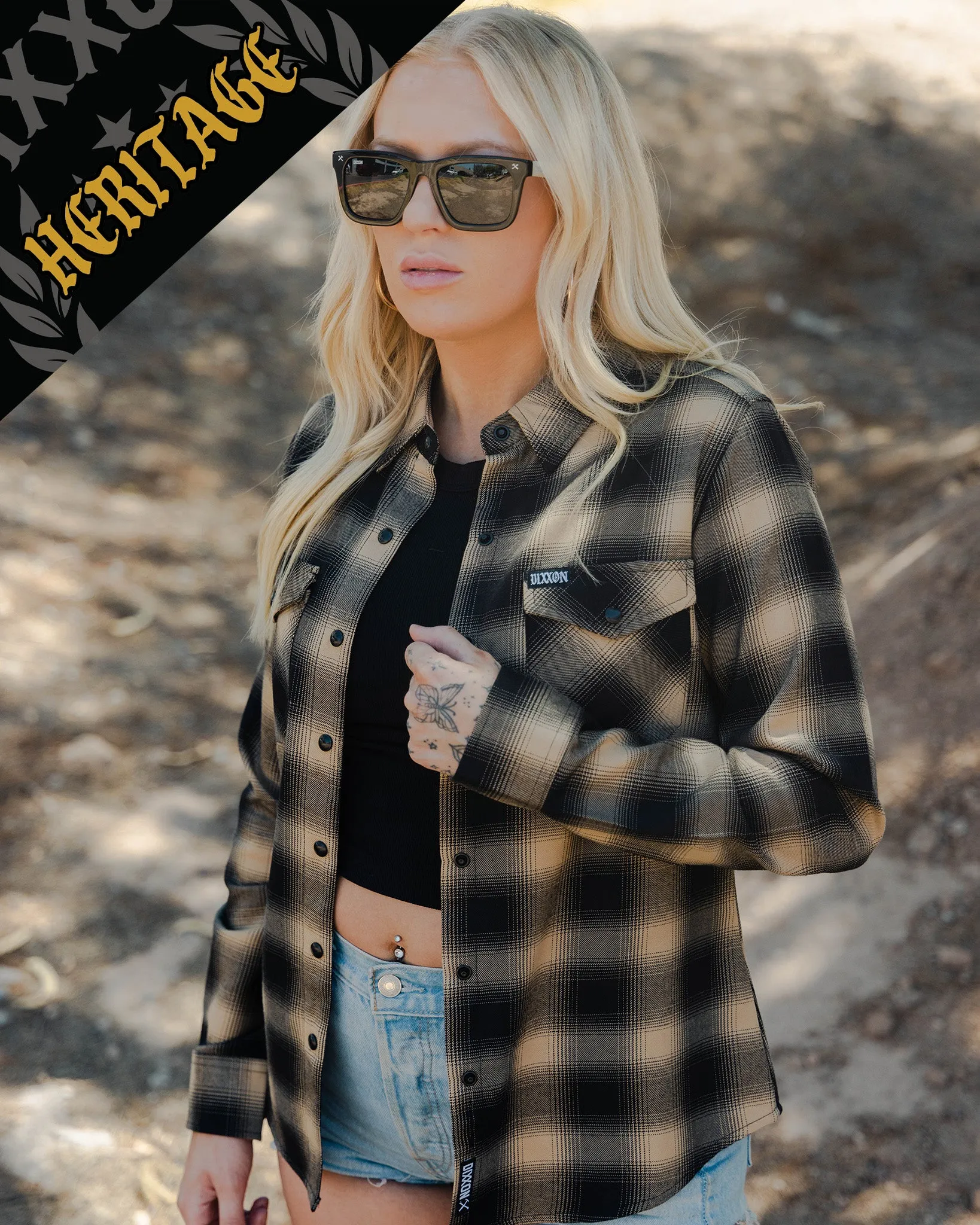 Women's Barrio Heritage Flannel sold by Dixxon