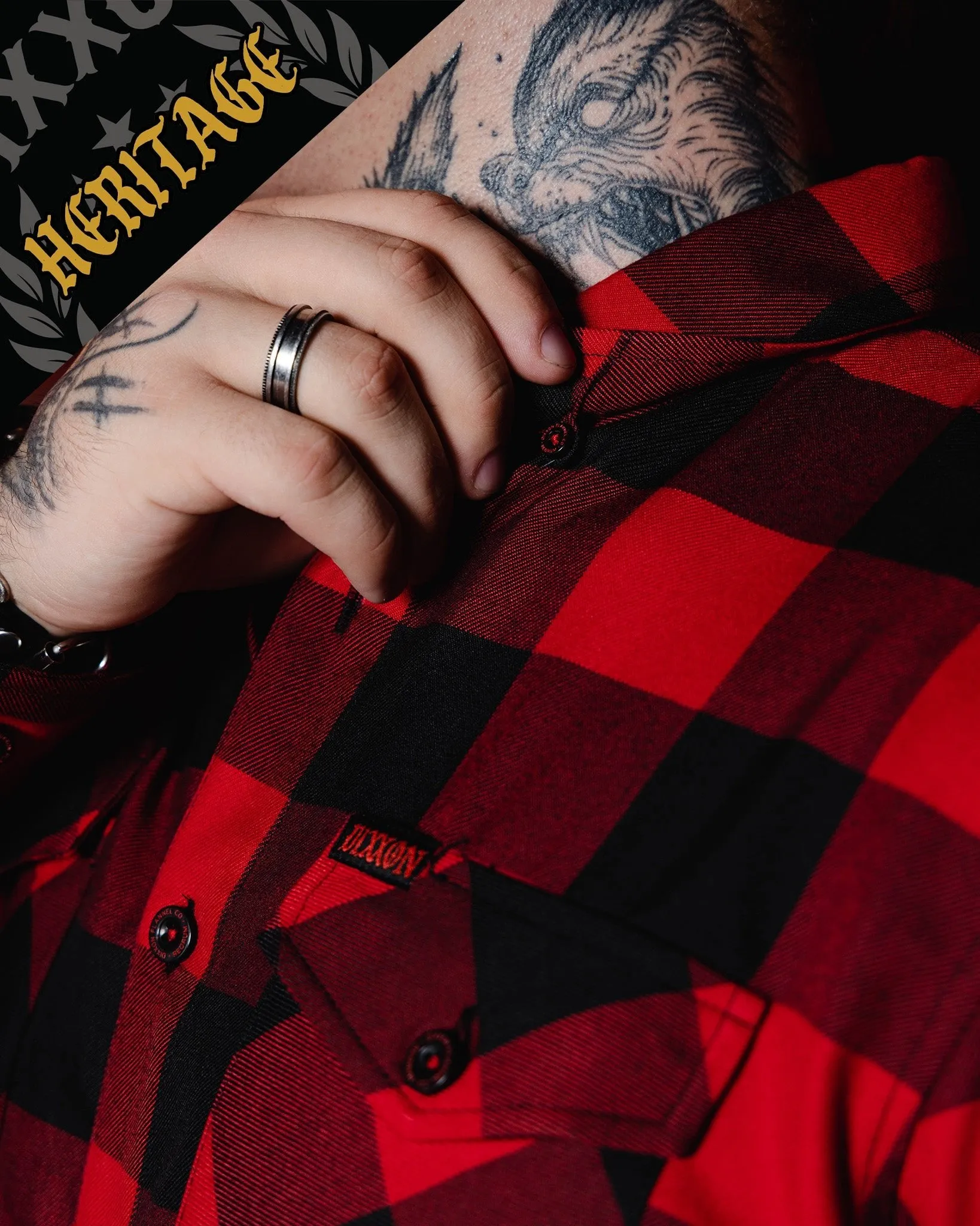 Redrum Heritage Flannel sold by Dixxon product image thumbnail 4
