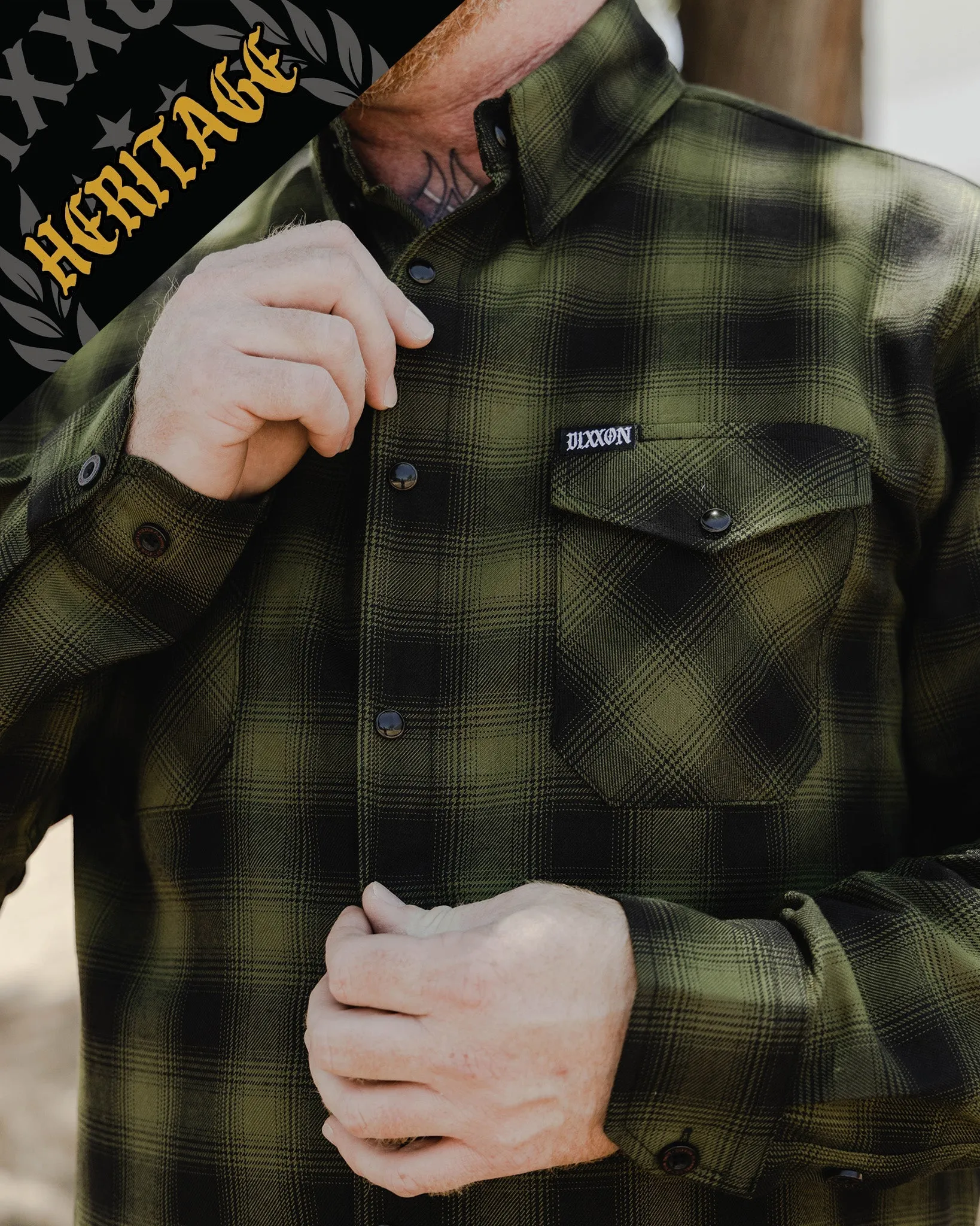 Lone Wolf Heritage Flannel sold by Dixxon product image thumbnail 5