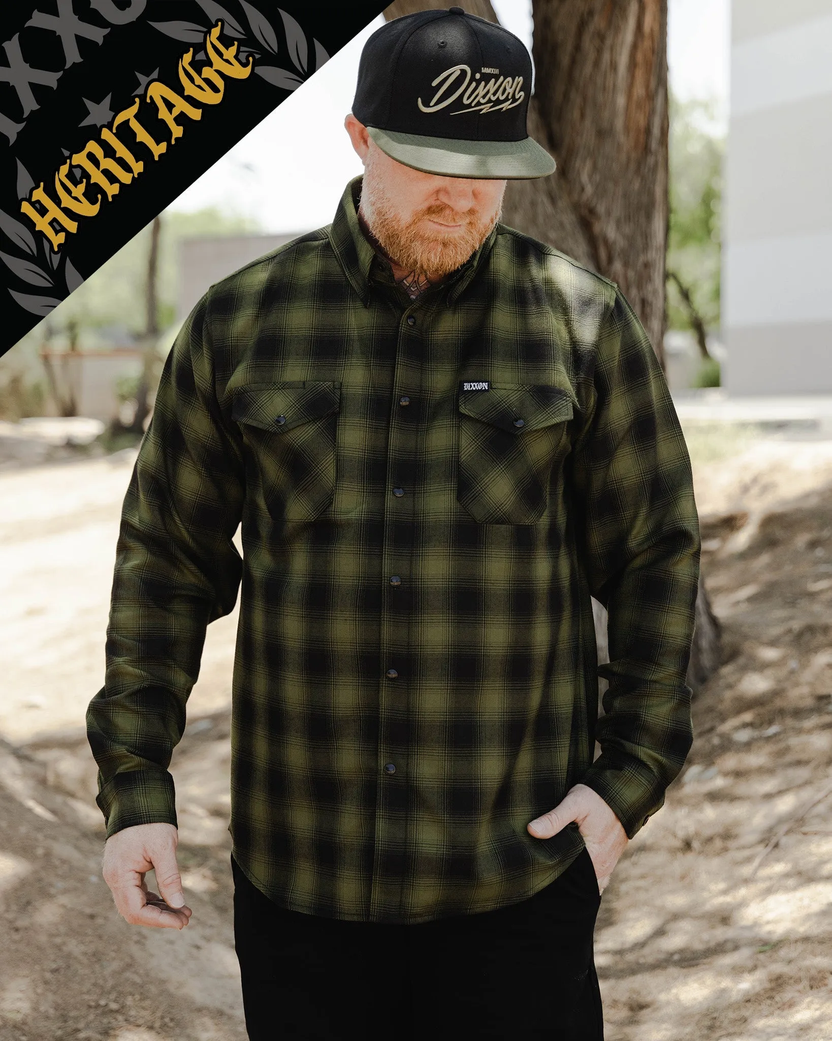 Lone Wolf Heritage Flannel sold by Dixxon