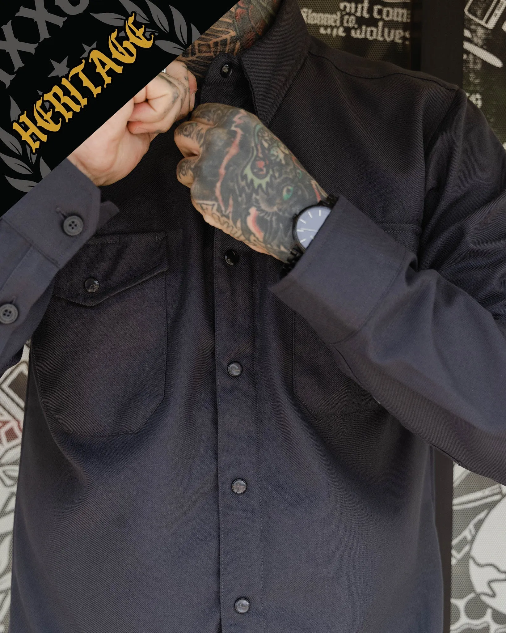 Kraken Heritage Flannel sold by Dixxon product image thumbnail 4