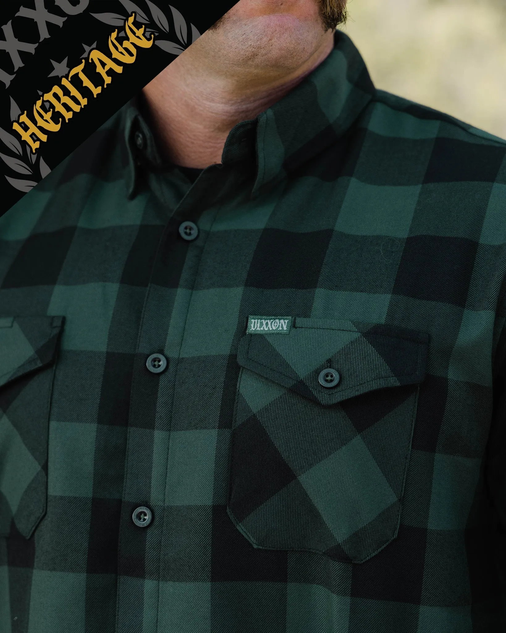 Evergreen Heritage Flannel sold by Dixxon product image thumbnail 4
