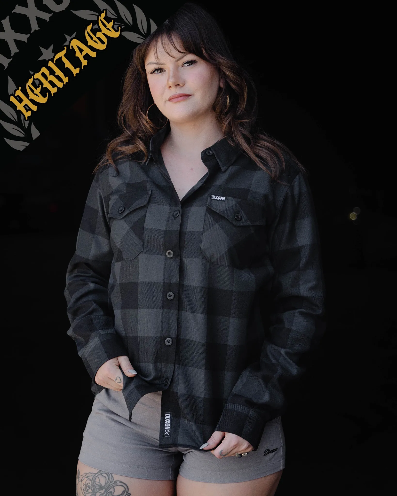 Women's Murked Heritage Flannel sold by Dixxon