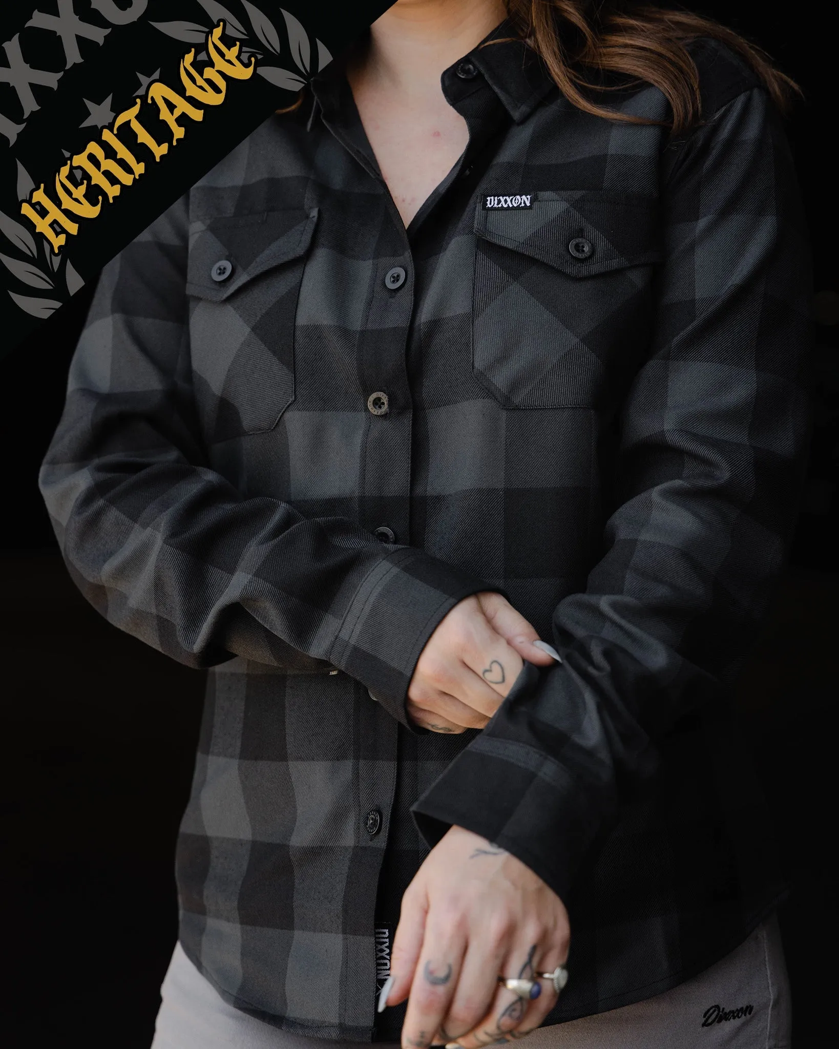 Women's Murked Heritage Flannel sold by Dixxon product image thumbnail 4