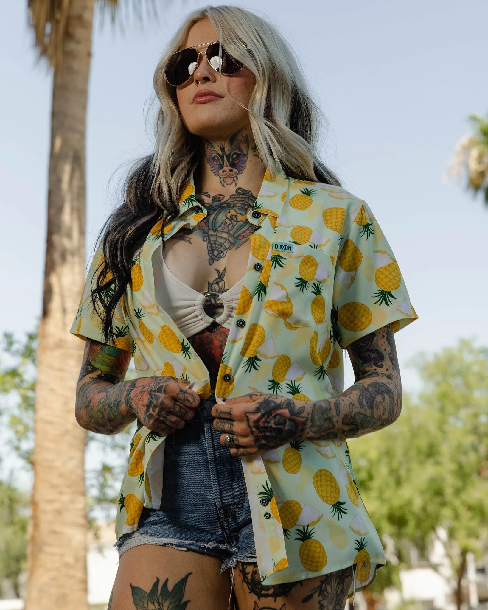 Women's The Social Club Party Shirt sold by Dixxon