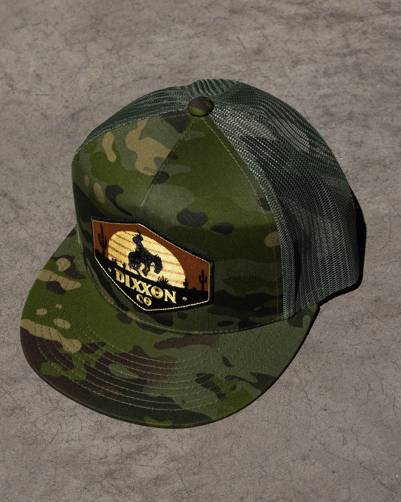 Bronco Flat Bill Trucker Snapback sold by Dixxon product image thumbnail 3