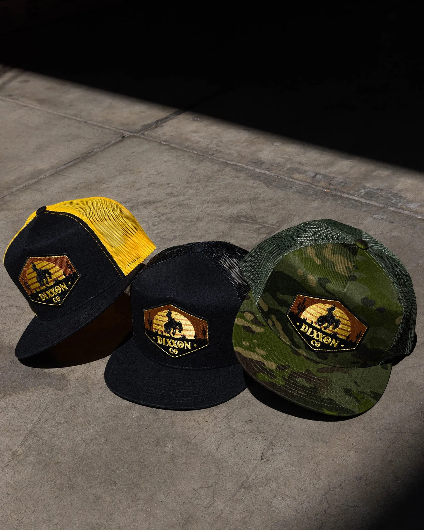 Bronco Flat Bill Trucker Snapback sold by Dixxon
