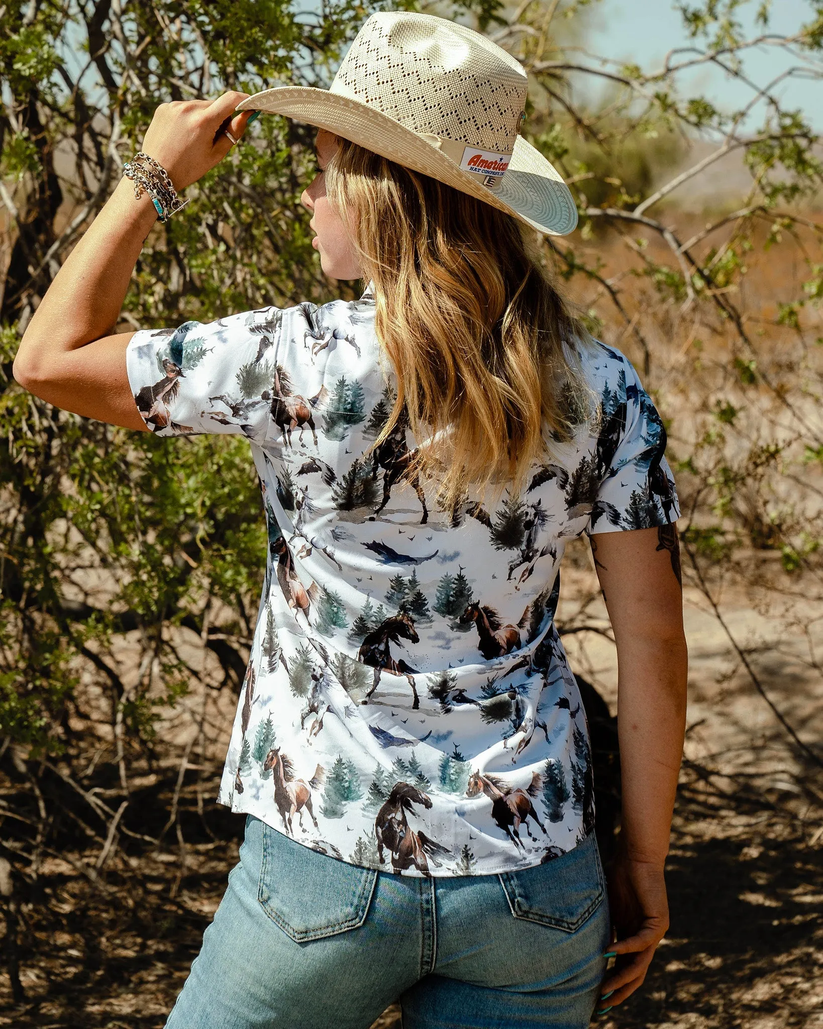 Women's Bronco Party Shirt sold by Dixxon product image thumbnail 3