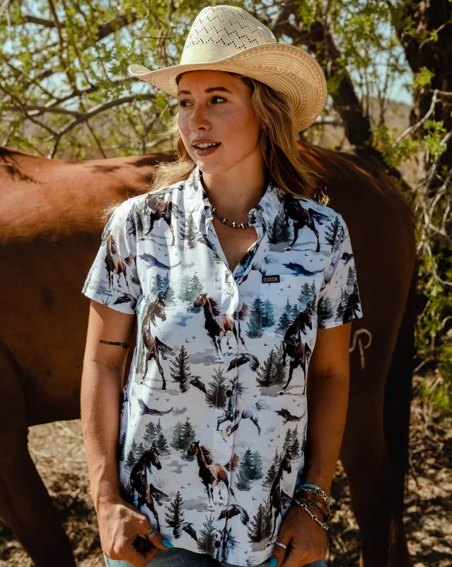 Women's Bronco Party Shirt made by Dixxon