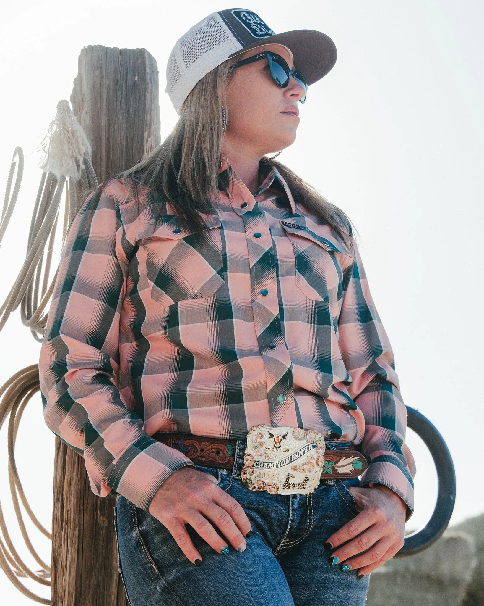 Women's The Pleasanton Bamboo Long Sleeve - Lasso sold by Dixxon