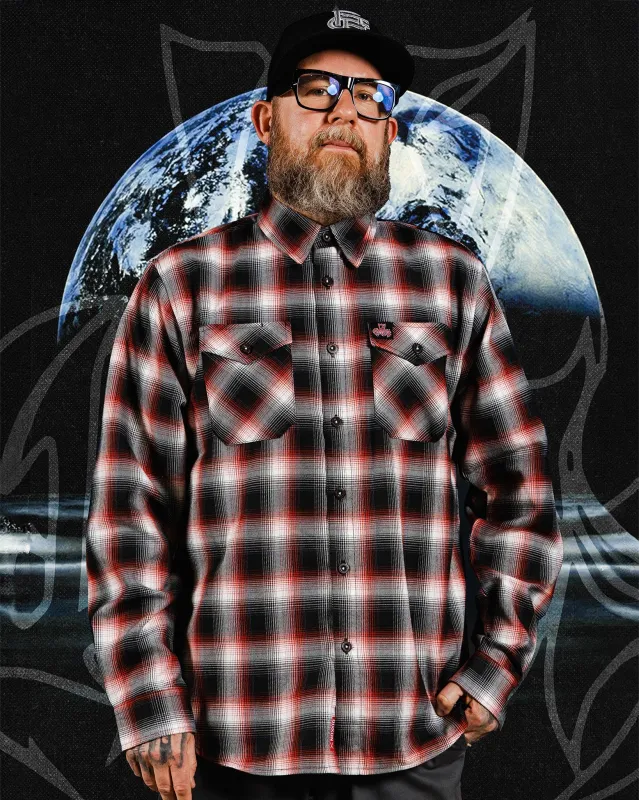 In Flames Lunar Strain Flannel sold by Dixxon