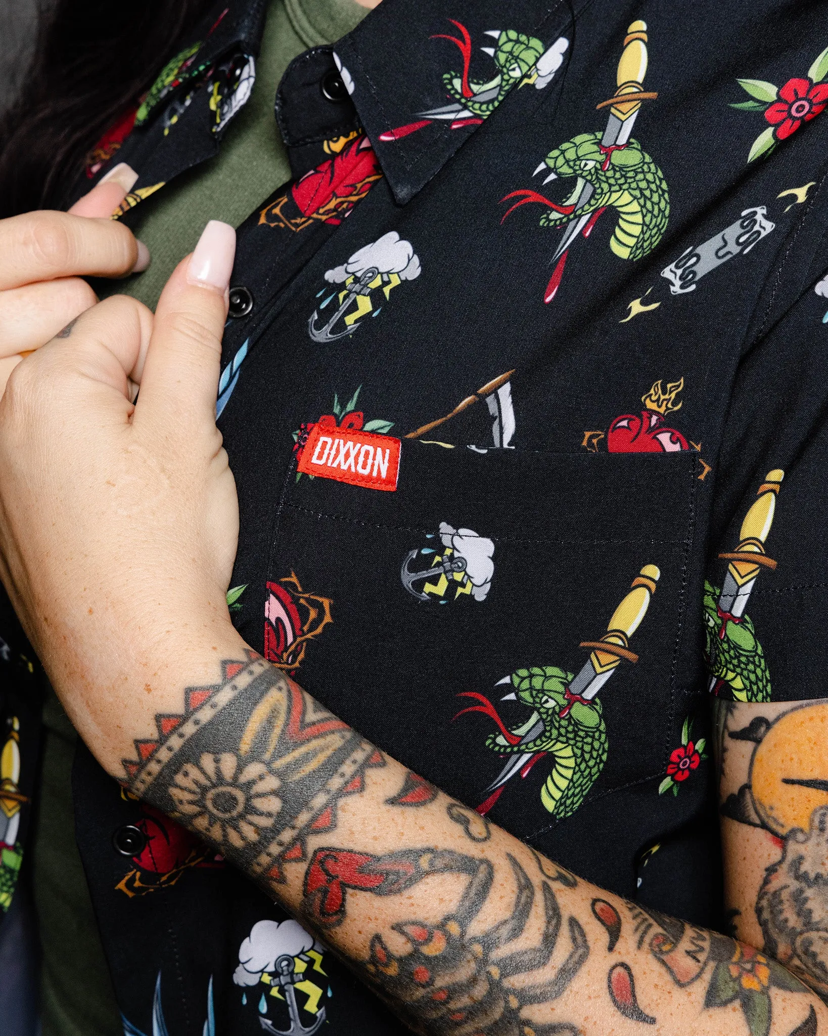 Women's The Flasher Party Shirt sold by Dixxon product image thumbnail 3