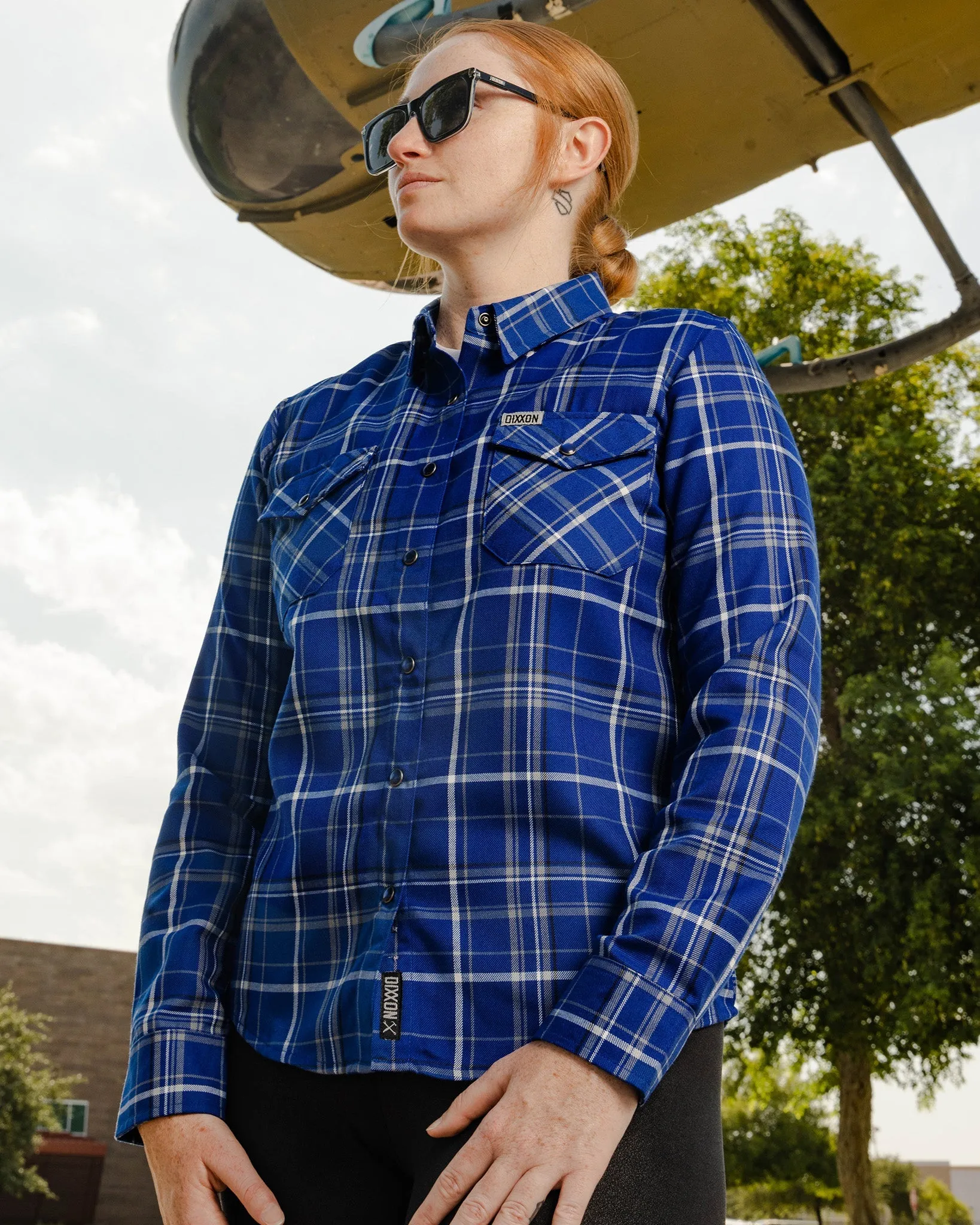 Women's The Wingman Flannel sold by Dixxon