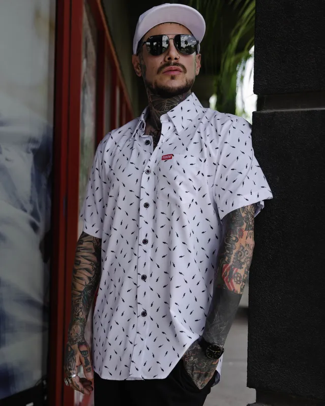 Bolt Party Shirt - White sold by Dixxon