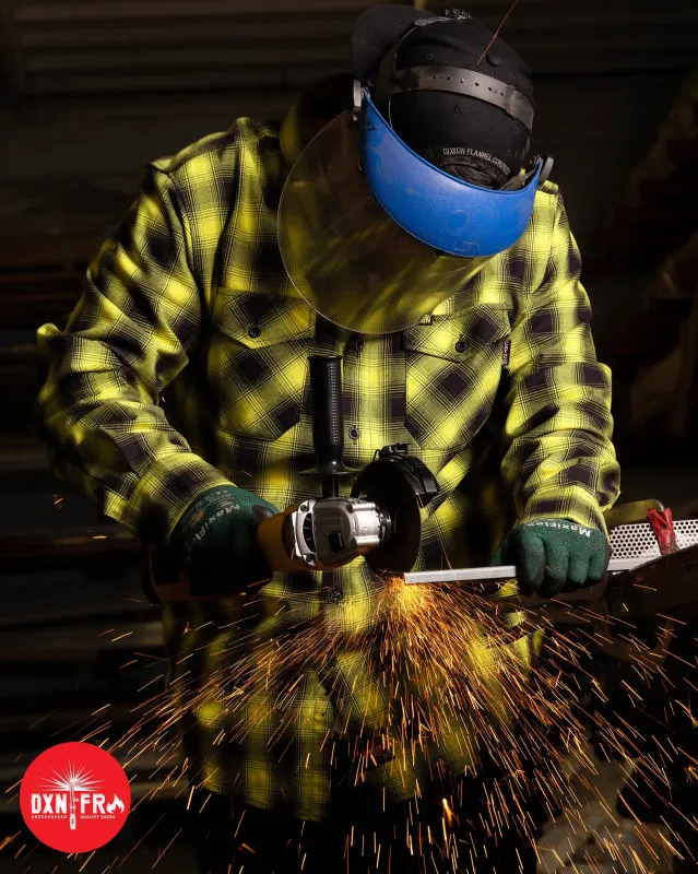 Safety Inspector FR Flannel sold by Dixxon