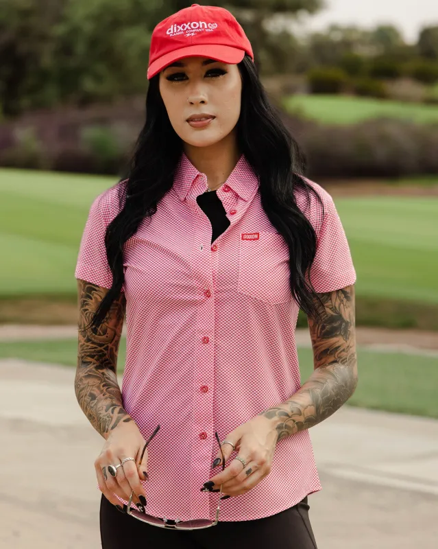 Women's The Trap Party Shirt - Red & White made by Dixxon