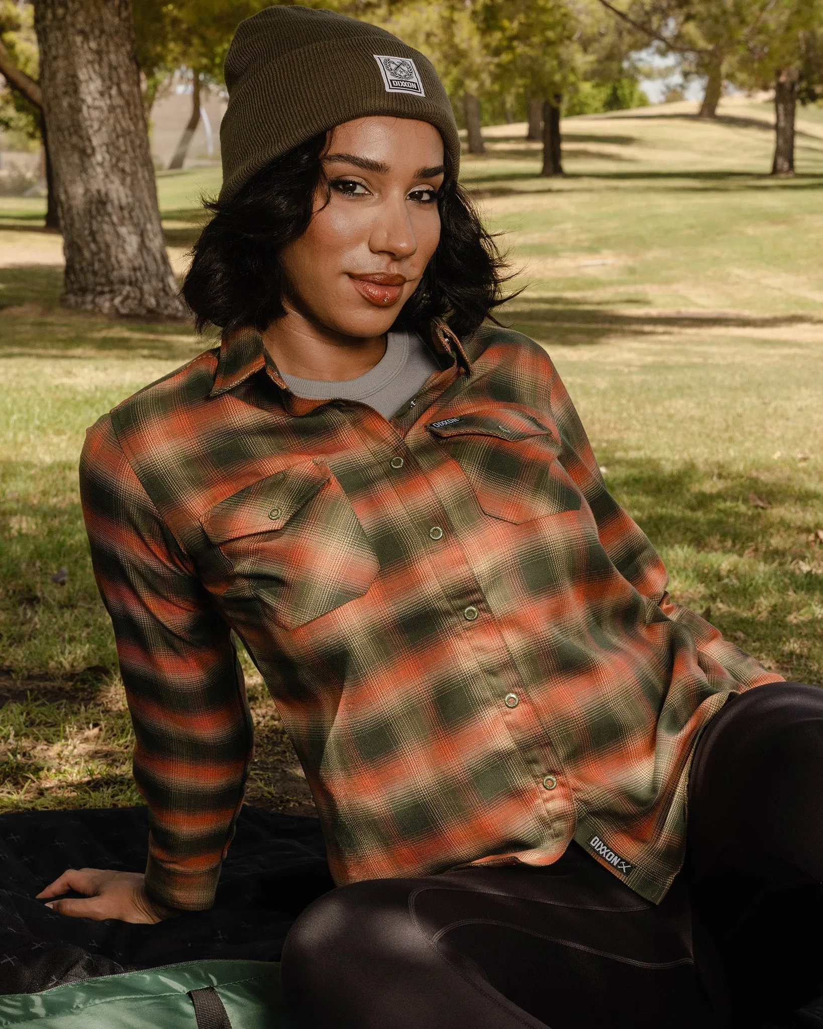 Women's Woodsman Flannel sold by Dixxon