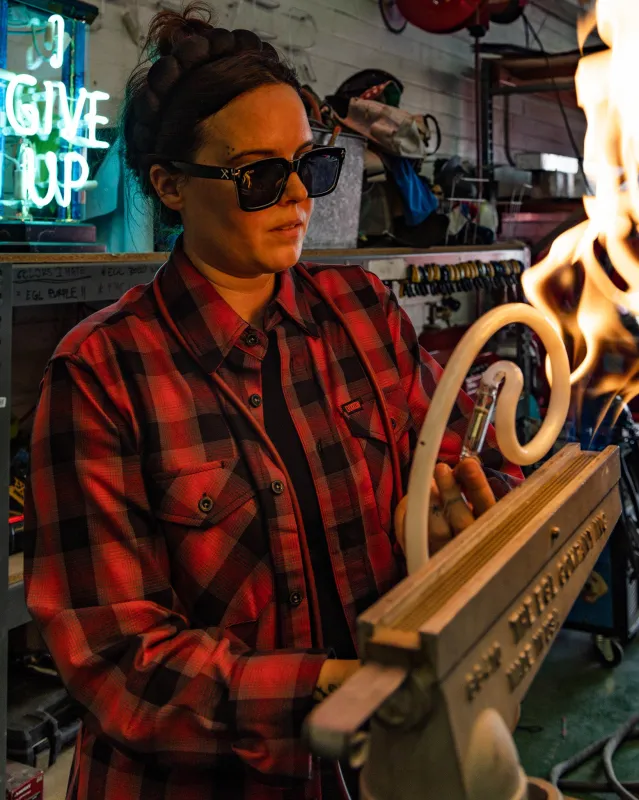 Women's Magma FR Flannel made by Dixxon
